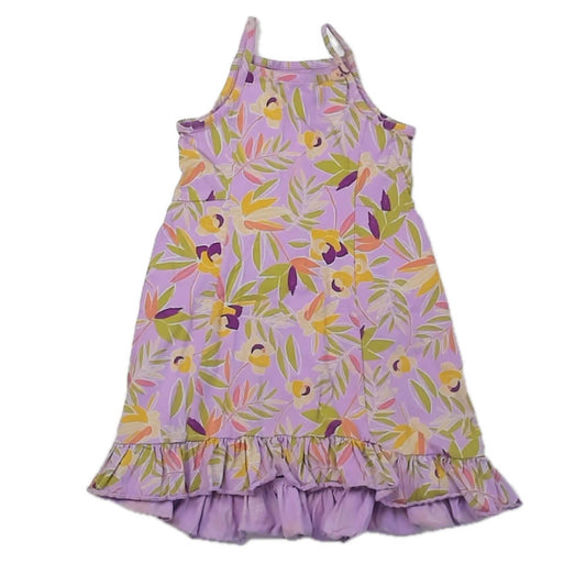 Tea Collection Girls Purple Floral Dress Size: 4T Purple Floral