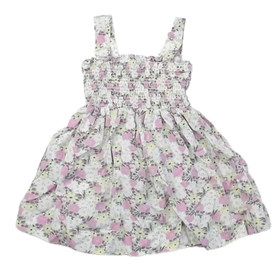 Gap Girls Purple Floral Dress Size: 18-24 Months Purple Floral