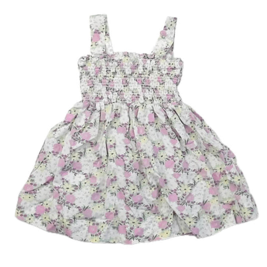 Gap Girls Purple Floral Dress Size: 18-24 Months Purple Floral