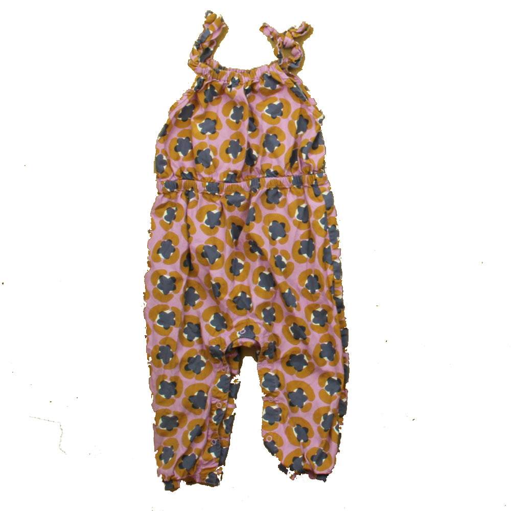 Tea Collection Girls Purple Floral Jumper Size: 12-18 Months Purple Floral