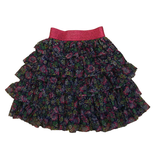 Boden Girls Purple Floral Skirt Size: 2-3T Purple Floral