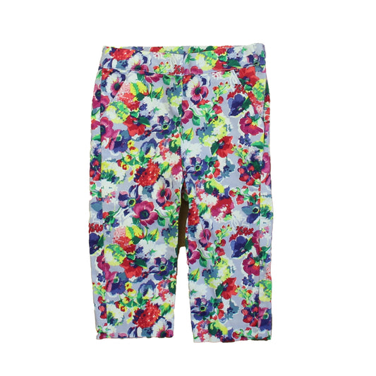Janie and Jack Girls Purple | Flower Pants Size: 2T Purple | Flower