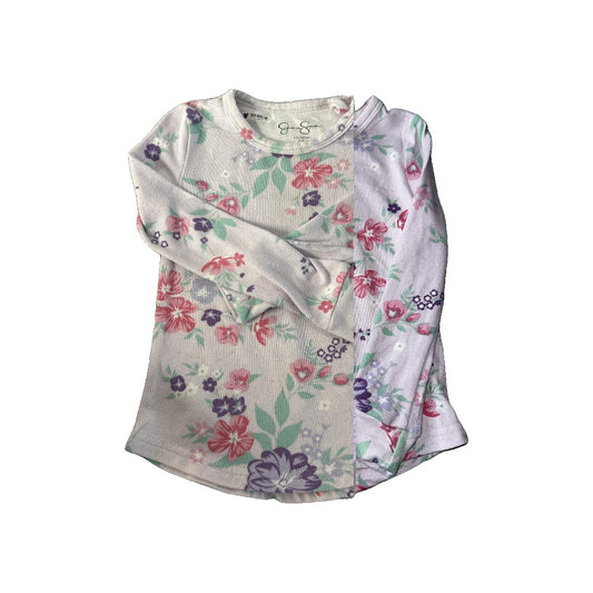 Jessica Simpson Girls purple | Flowers Long Sleeve Shirt Size: 4T purple | Flowers