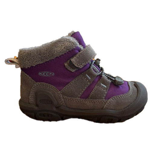 Keen Girls Purple | Gray Boots Size: 10 Toddler