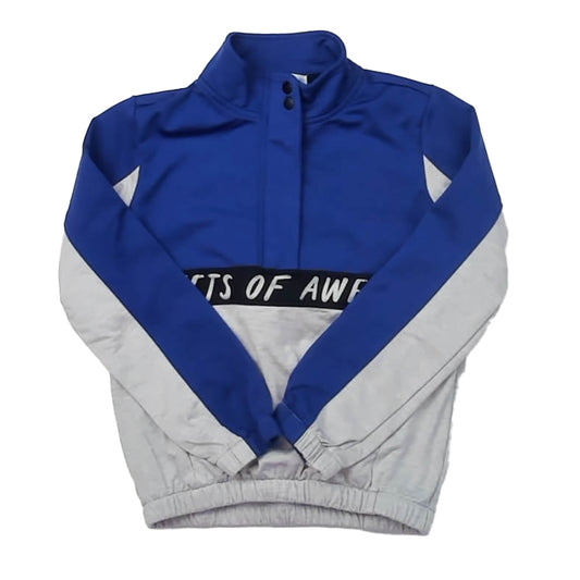 Rockets Of Awesome Boys Purple | Gray Sweatshirt Size: 10 Years Purple | Gray