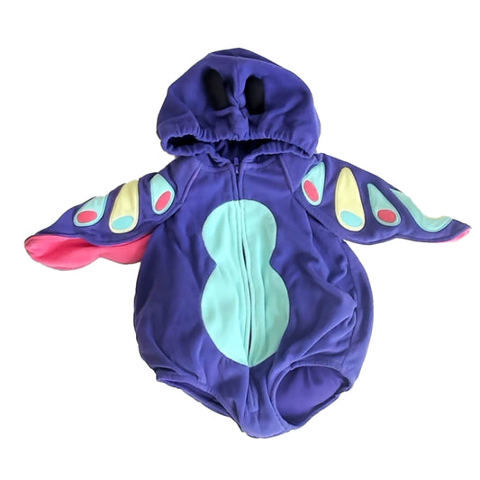 Carters' Girls Purple | Green Butterfly Costume Size: 3-6 Months Purple | Green Butterfly