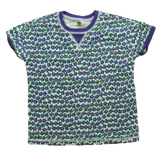 Tea Collection Girls Purple | Green T-Shirt Size: 7 Years Purple | Green