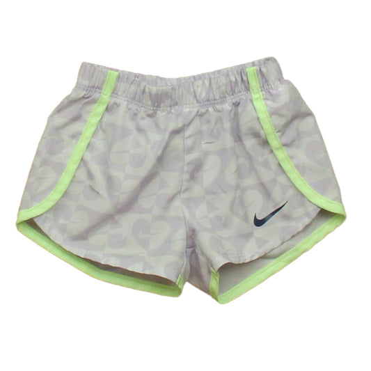 Nike Girls Purple | Green Athletic Shorts Size: 12 Months