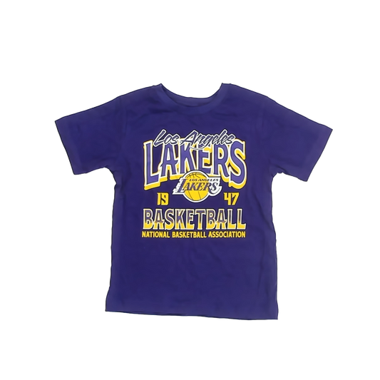 NBA Boys Purple LA Lakers T-Shirt Size: 6-7 Years Purple LA Lakers