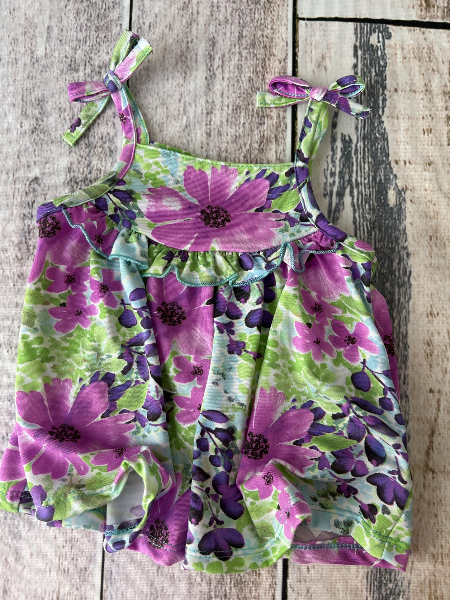 Baby Starters Girls purple | light green | Tropical Tank Top Size: 18 months purple | light green | Tropical