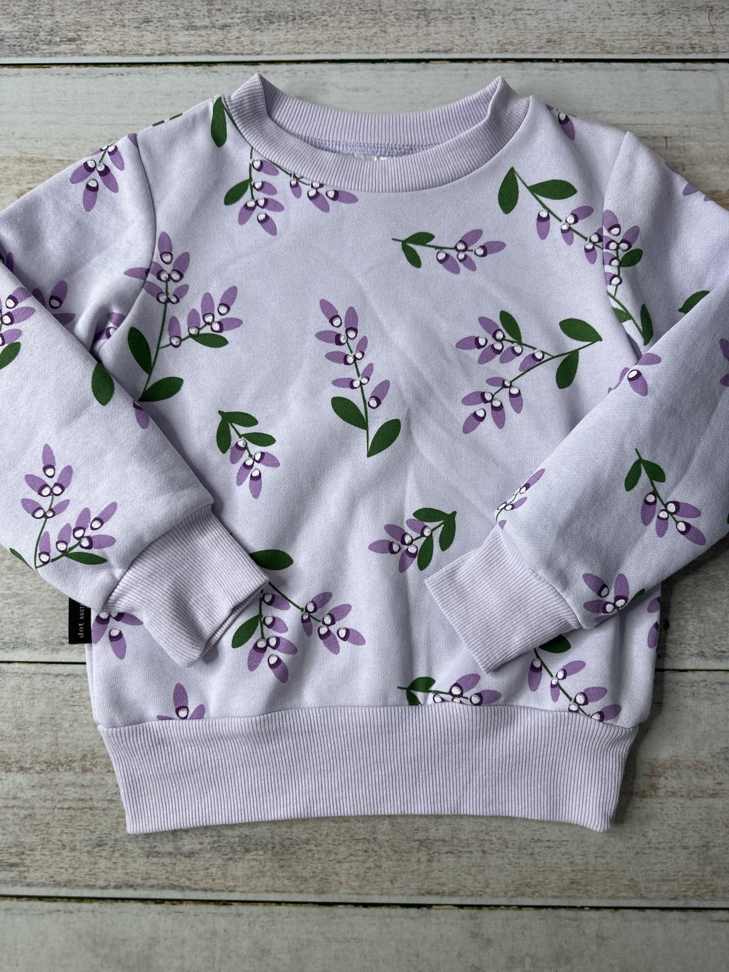 Dot Unisex purple | light green Sweater Size: 3T purple | light green
