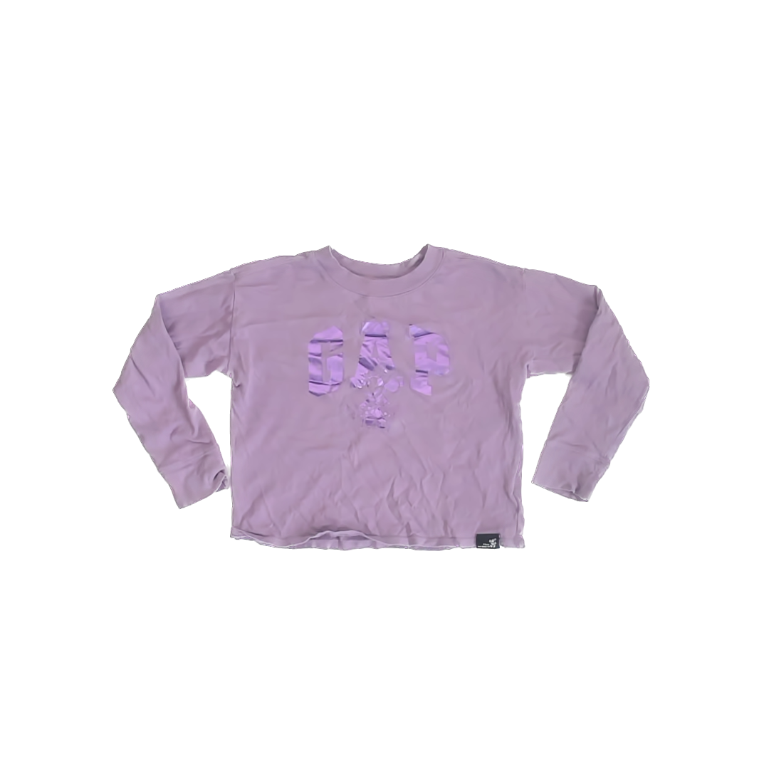 Gap Girls Purple Minnie Mouse Long Sleeve T-Shirt Size: 6-7 Years Purple Minnie Mouse