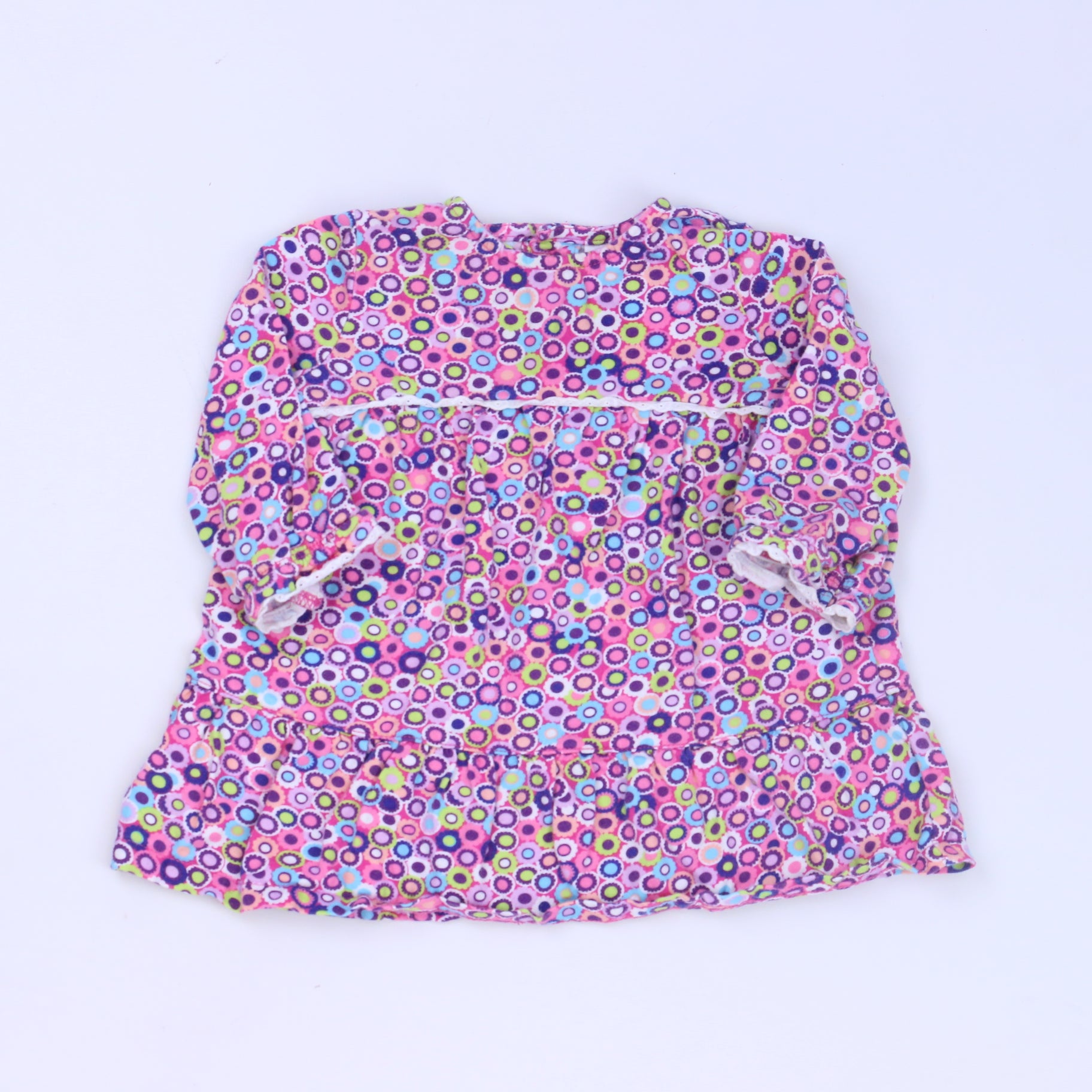 Hanna Andersson Girls Purple Multi Long Sleeve Shirt Size: 3-6 Months Purple Multi