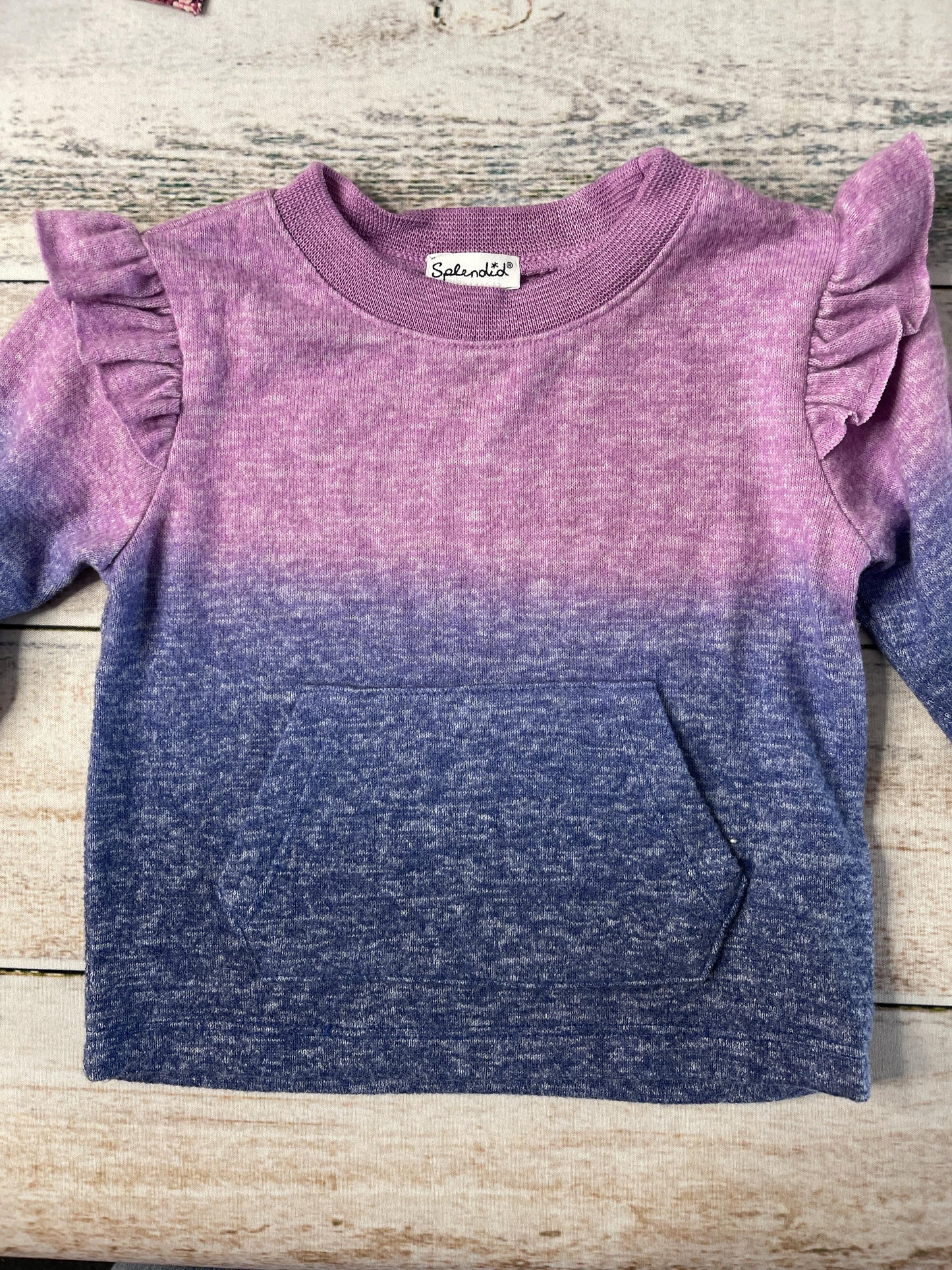 Splendid Girls purple | Navy Blue Sweater Size: 6-12 months purple | Navy Blue