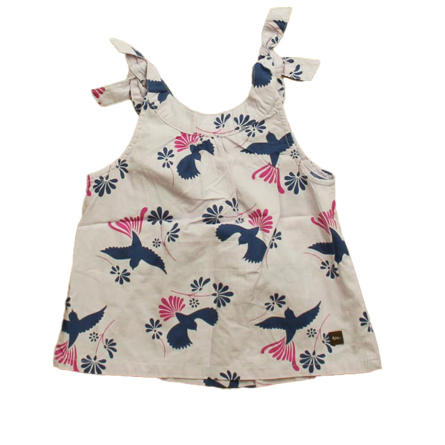 Tea Girls Purple | Navy Tank Top Size: 18-24 Months