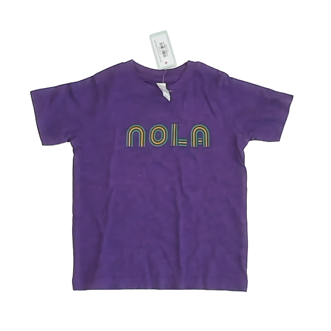 Jean Therapy Unisex Purple | NOLA T-Shirt Size: 2T Purple | NOLA