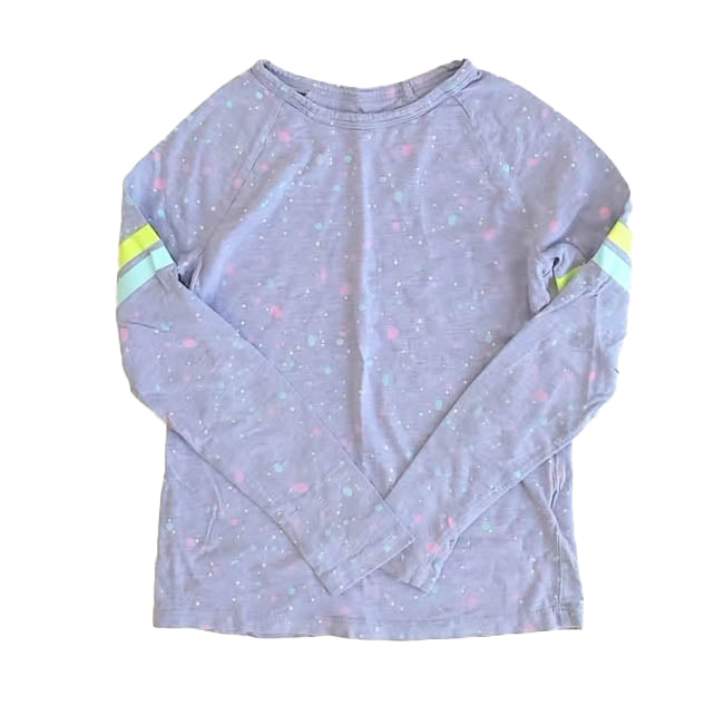 Rockets Of Awesome Girls Purple Paint Long Sleeve T-Shirt Size: 8 Years Purple Paint