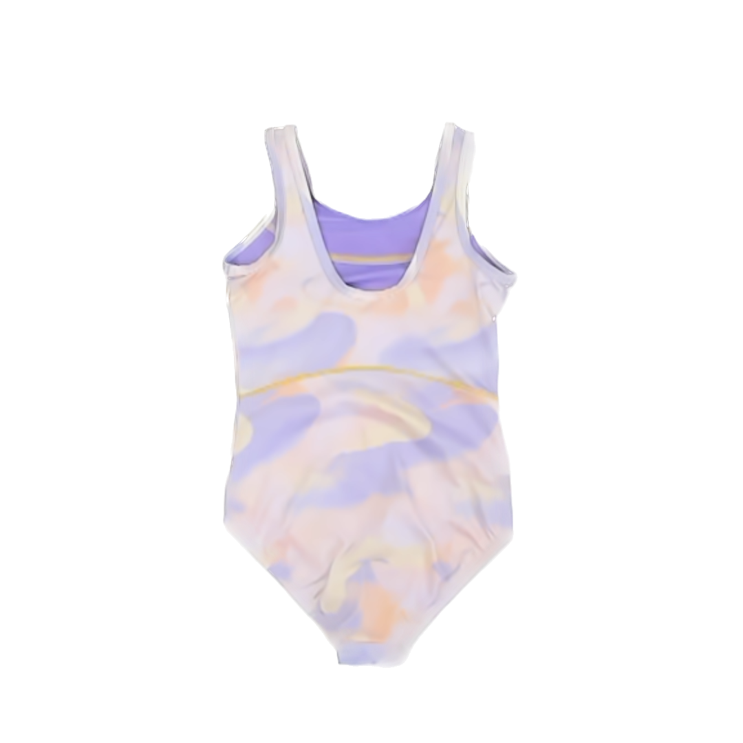 Cat & Jack Girls Purple Patterned Leotard Size: 6-7 Years Purple Patterned