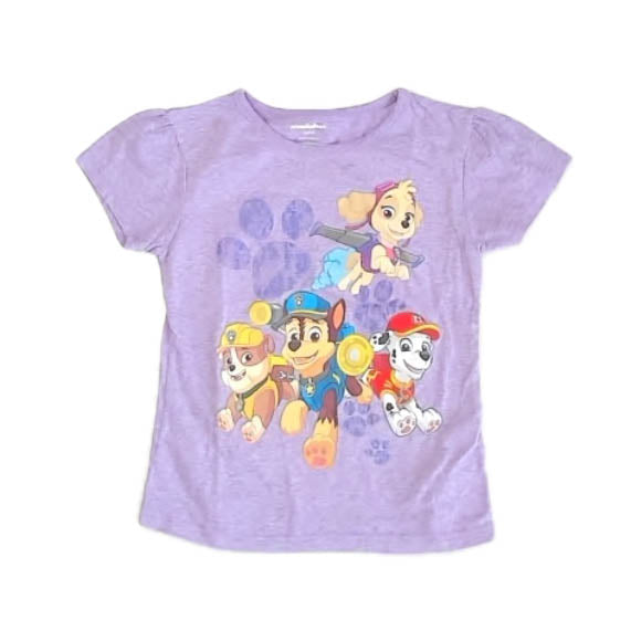 Nickelodeon Girls Purple Paw Patrol T-Shirt Size: 5T Purple Paw Patrol
