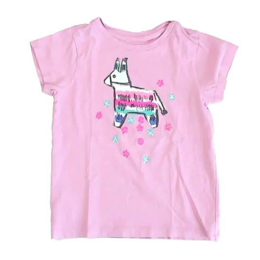 Tea Collection Girls Purple Pinata T-Shirt Size: 4T Purple Pinata