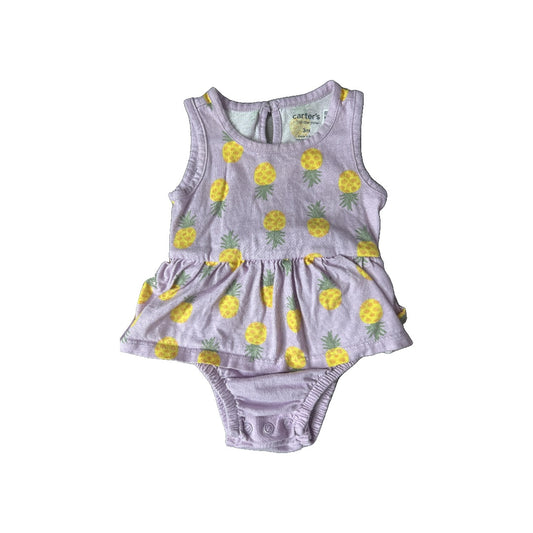 Carters Girls purple | Pineapples Romper Size: 3 months purple | Pineapples