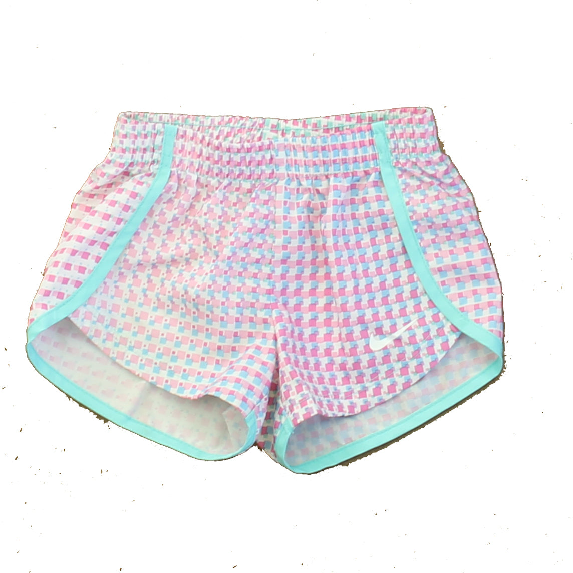 Nike Girls Purple | Pink | Aqua Athletic Shorts Size: 12 Months Purple | Pink | Aqua
