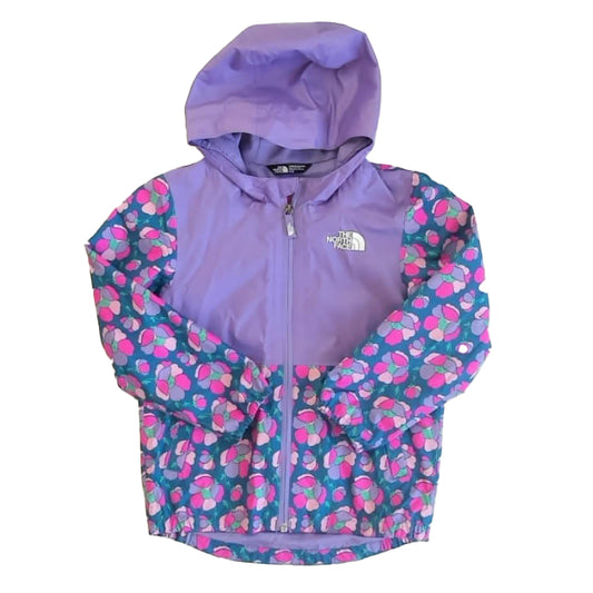 The North Face Girls Purple | Pink Floral Jacket Size: 5T Purple | Pink Floral