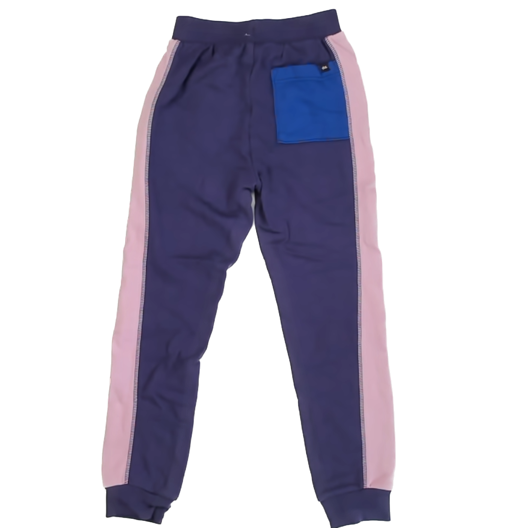 Tea Collection Girls Purple | Pink Side Stripes Casual Pants Size: 8 Years Purple | Pink Side Stripes