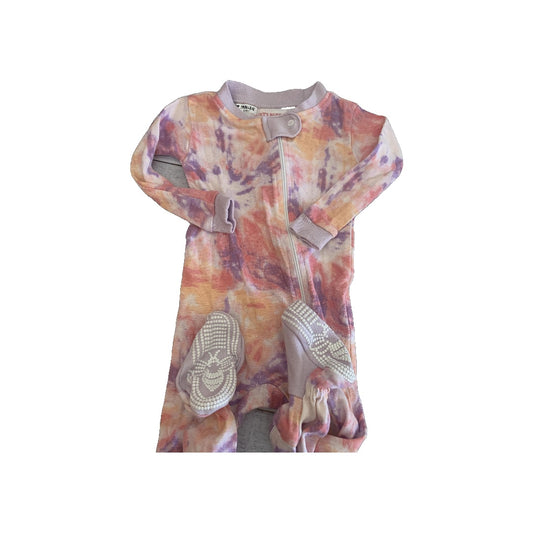 Burt's Bees Girls purple | pink | White Pajamas Size: 6-9 months purple | pink | White