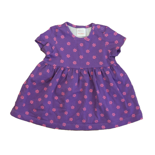 Hanna Andersson Girls Purple | Pink Dress Size: 3-6 Months