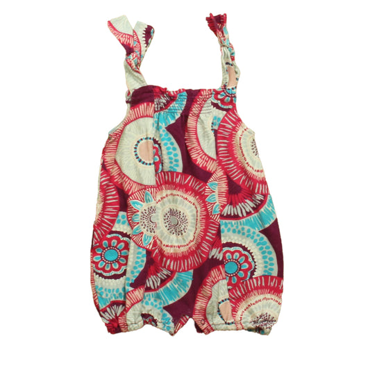 Tea Girls Purple | Pink Romper Size: 3-6 Months Purple | Pink