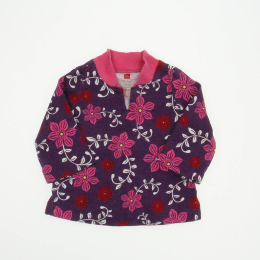 Tea Girls Purple | Pink Long Sleeve Shirt Size: 6-12 Months