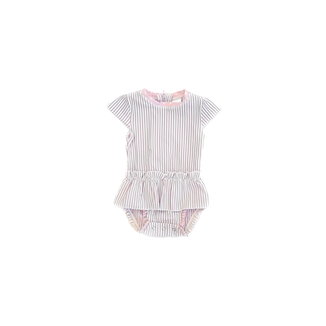 Ruffle Butts Girls Purple | Pink 1-piece Swimsuit Size: 6-12 Months Purple | Pink