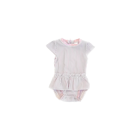 Ruffle Butts Girls Purple | Pink 1-piece Swimsuit Size: 6-12 Months Purple | Pink