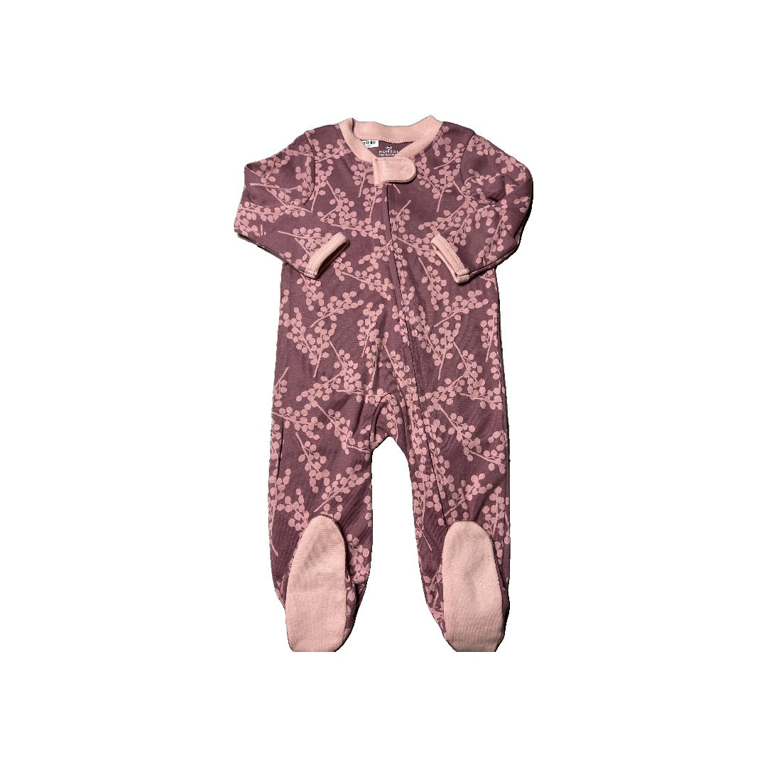Honest co Girls purple | pink Pajamas Size: 3-6 months purple | pink