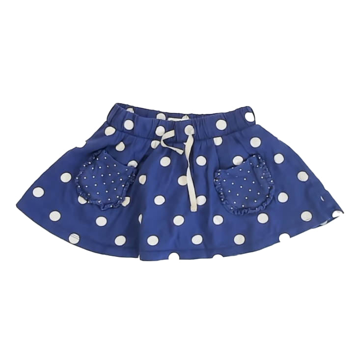 Boden Girls Purple Polka Dots Skirt Size: 4-5T Purple Polka Dots