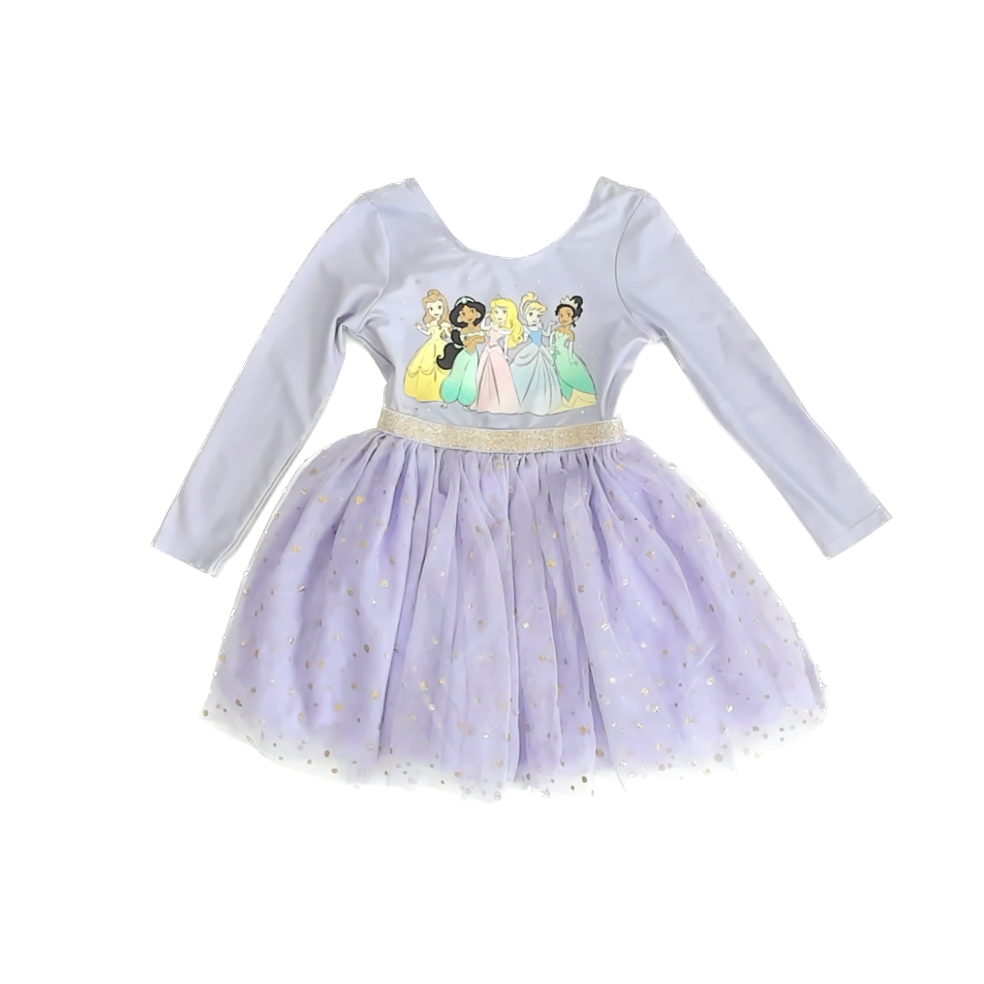Disney Girls Purple Princesses Dress Size: 3T Purple Princesses