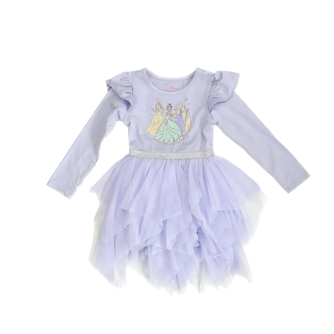 Disney Girls Purple Princesses Dress Size: 2T Purple Princesses