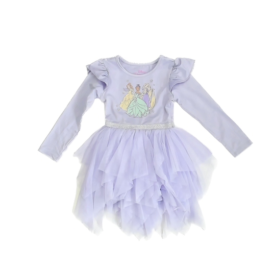 Disney Girls Purple Princesses Dress Size: 2T Purple Princesses