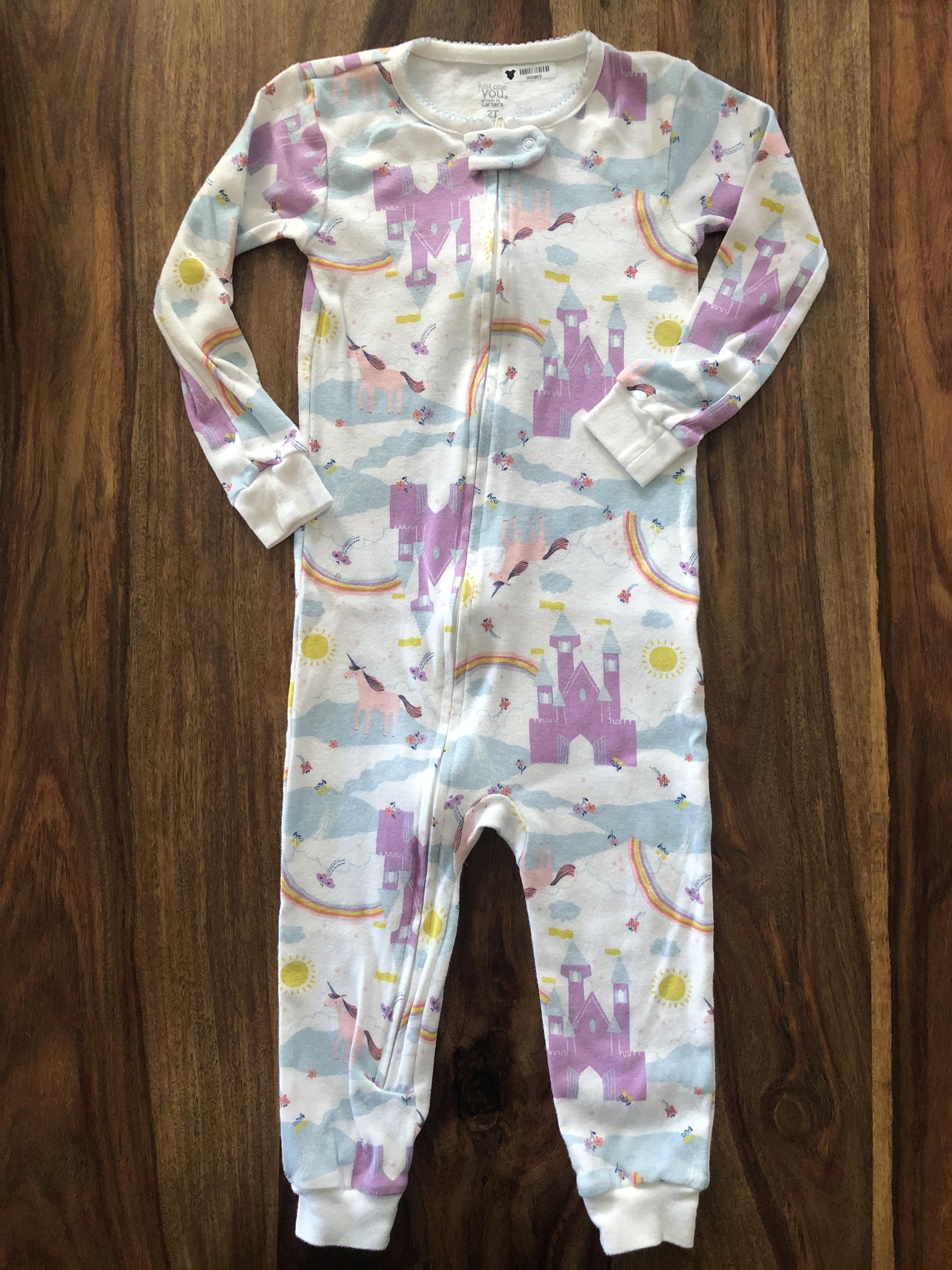 Carters Girls purple | Rainbow Pajamas Size: 2 years purple | Rainbow