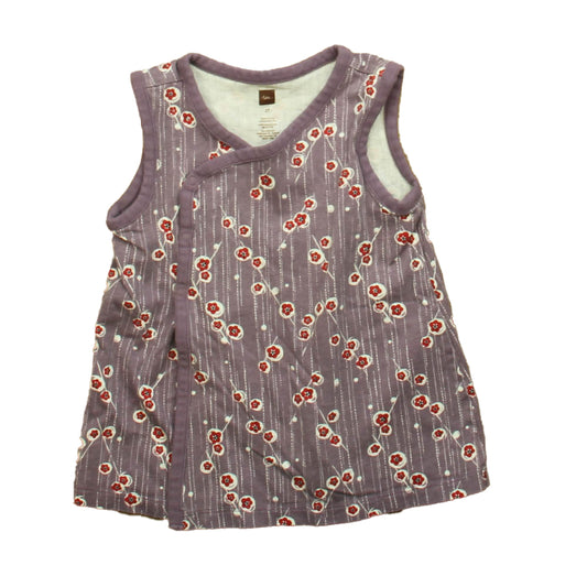Tea Girls Purple | Red Floral Dress Size: 2T Purple | Red Floral