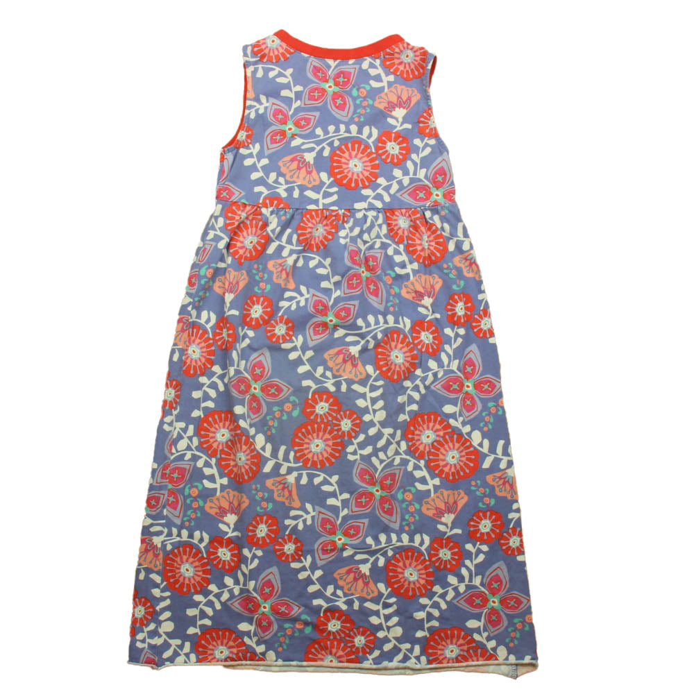 Tea Girls Purple | Red Floral Dress Size: 12 Years Purple | Red Floral