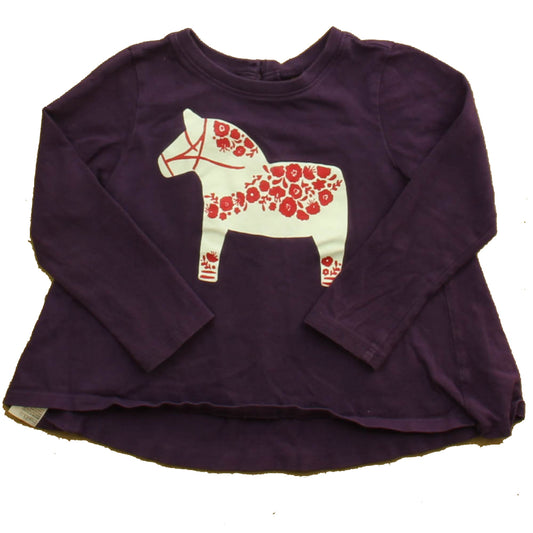 Tea Girls Purple | Red Horse T-Shirt Size: 18-24 Months Purple | Red Horse