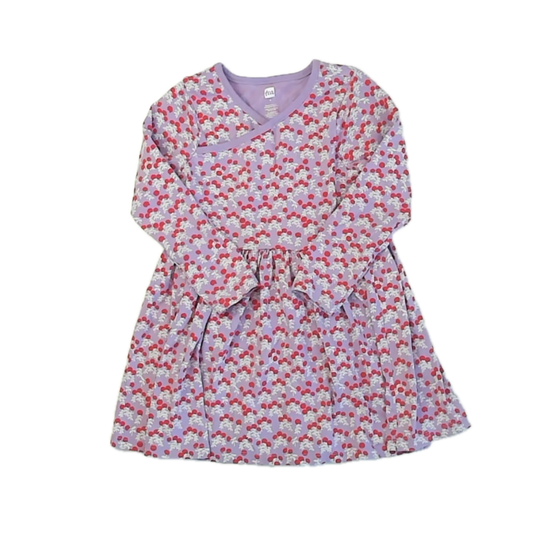 Tea Collection Girls Purple | Red Dress Size: 4T Purple | Red