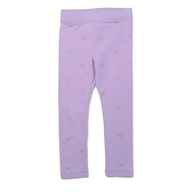 Crewcuts Girls Purple Snowflakes Leggings Size: 3T Purple Snowflakes
