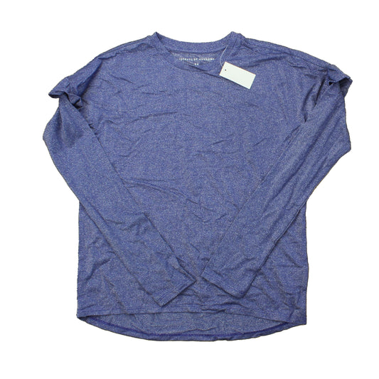 Rockets Of Awesome Girls Purple | Sparkly Long Sleeve Shirt Size: 14 Years Purple | Sparkly
