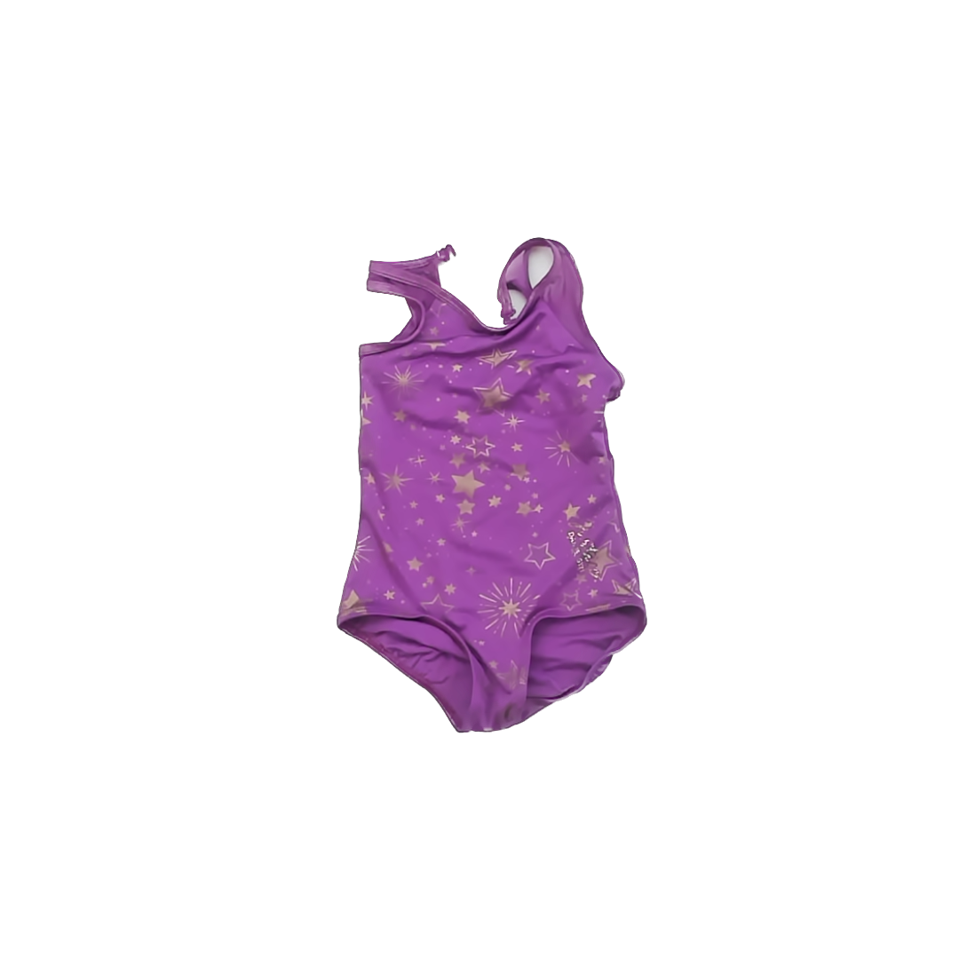 Justice Girls Purple Stars Leotard Size: 5-6 Years Purple Stars