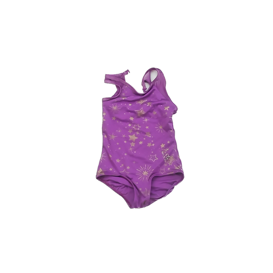 Justice Girls Purple Stars Leotard Size: 5-6 Years Purple Stars