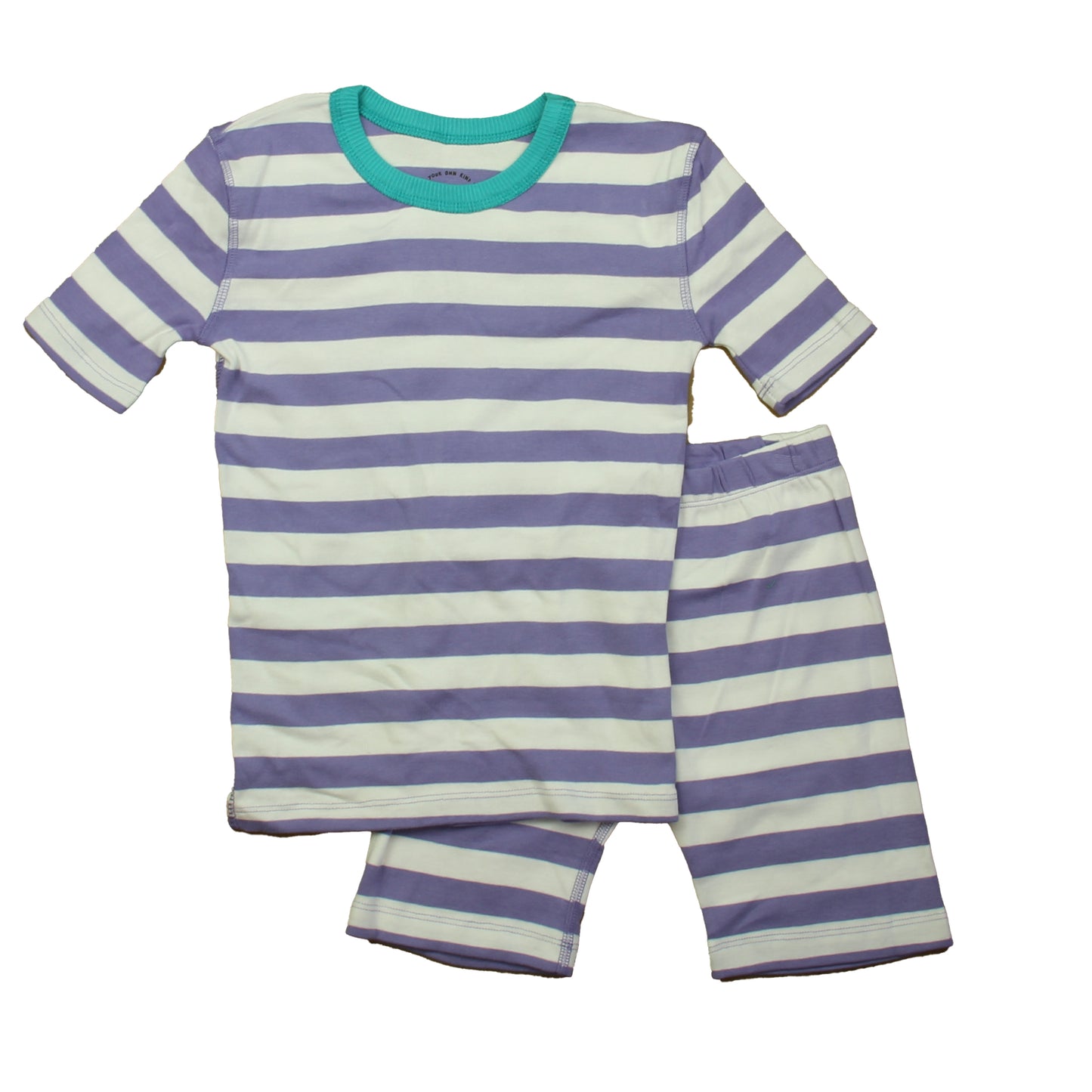 Mightly Girls Purple Stripe 2-piece Pajamas Size: 2-5T Purple Stripe