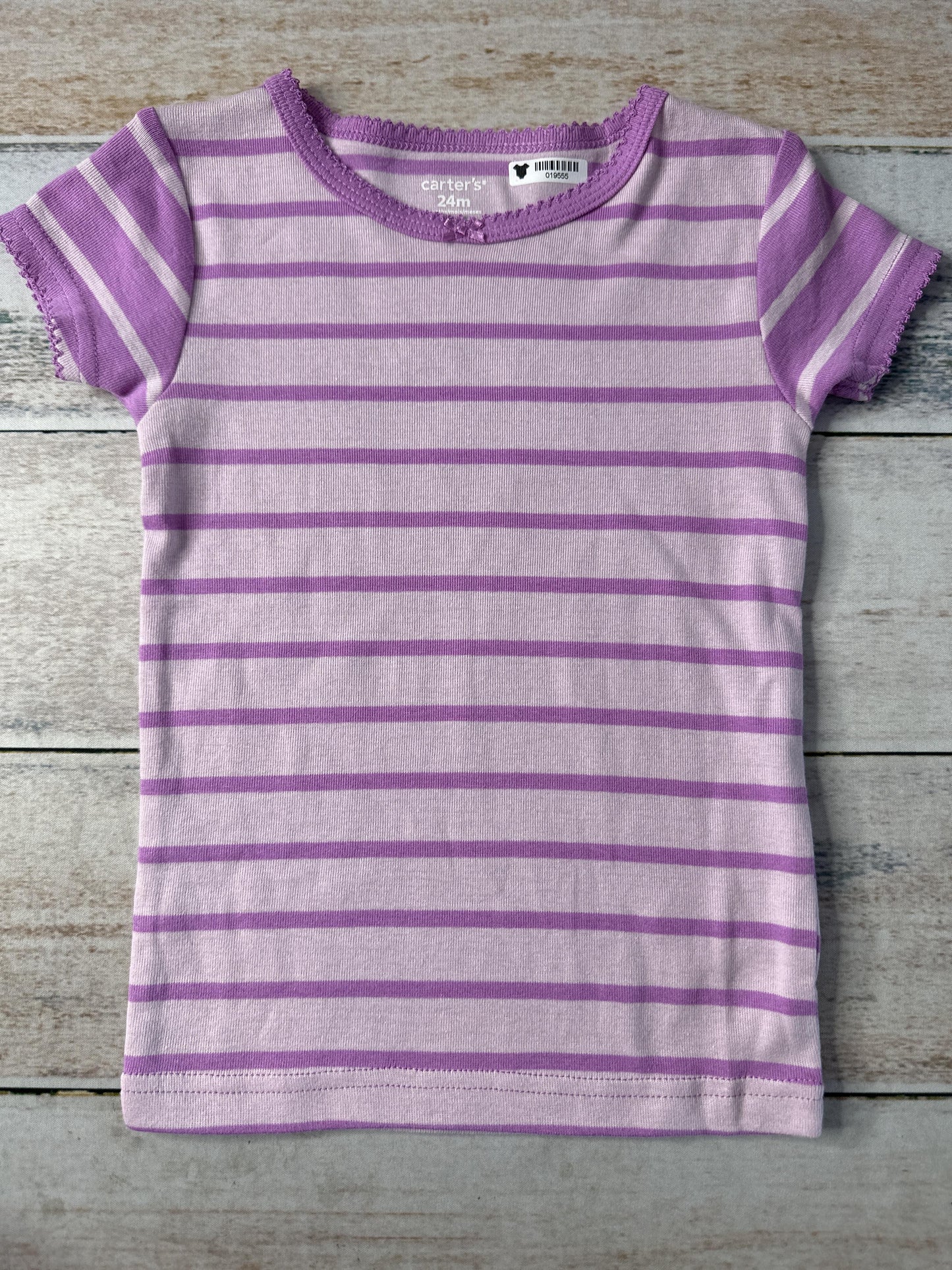 Carters Girls purple | Stripe Pajamas Size: 24 months purple | Stripe